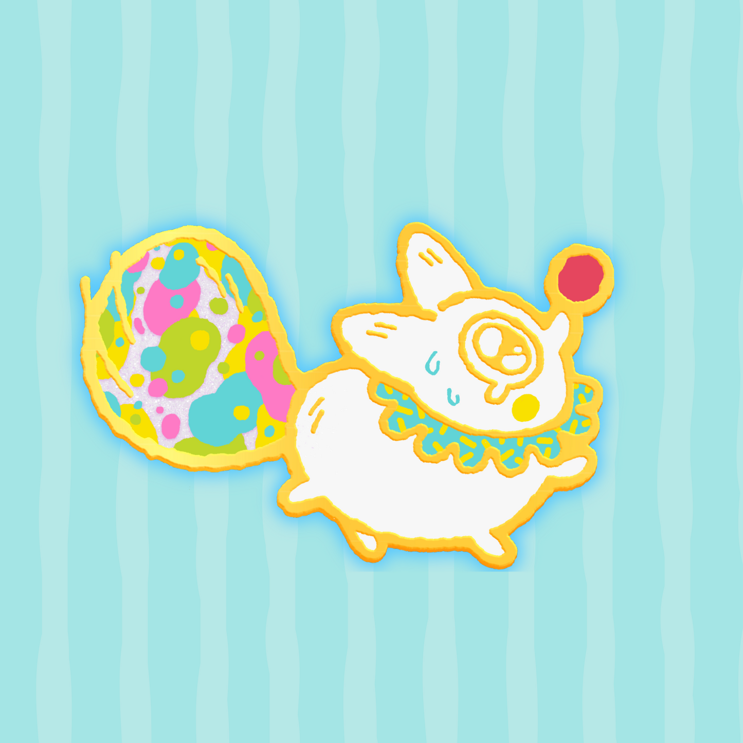 Clown - Anxiety Fox Enamel Pin