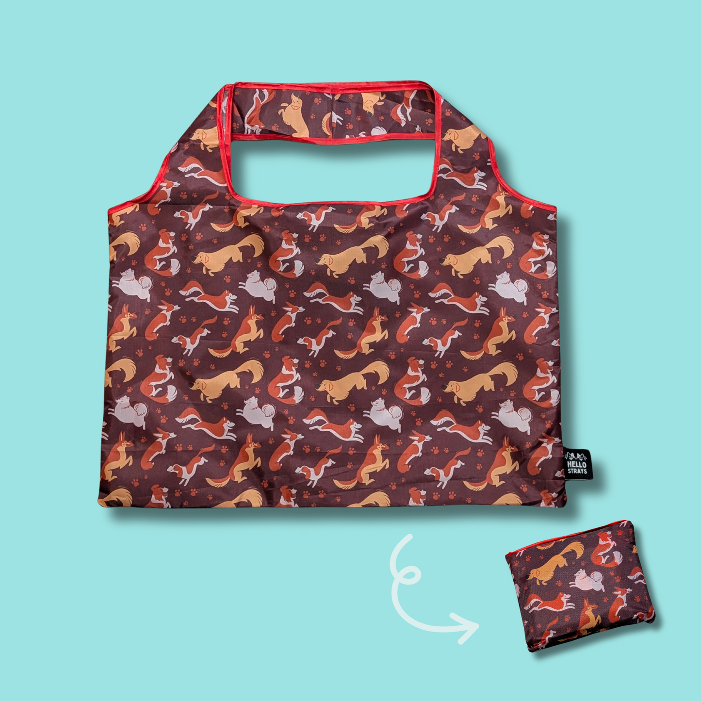 Dogs Reusable Totebag