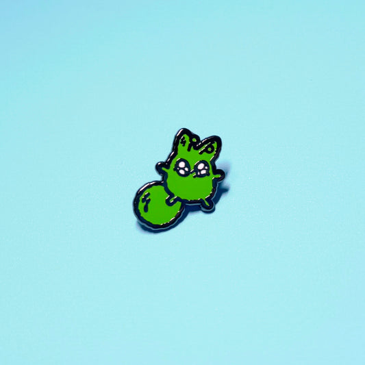 Mini Alien - Anxiety Fox Enamel Pin