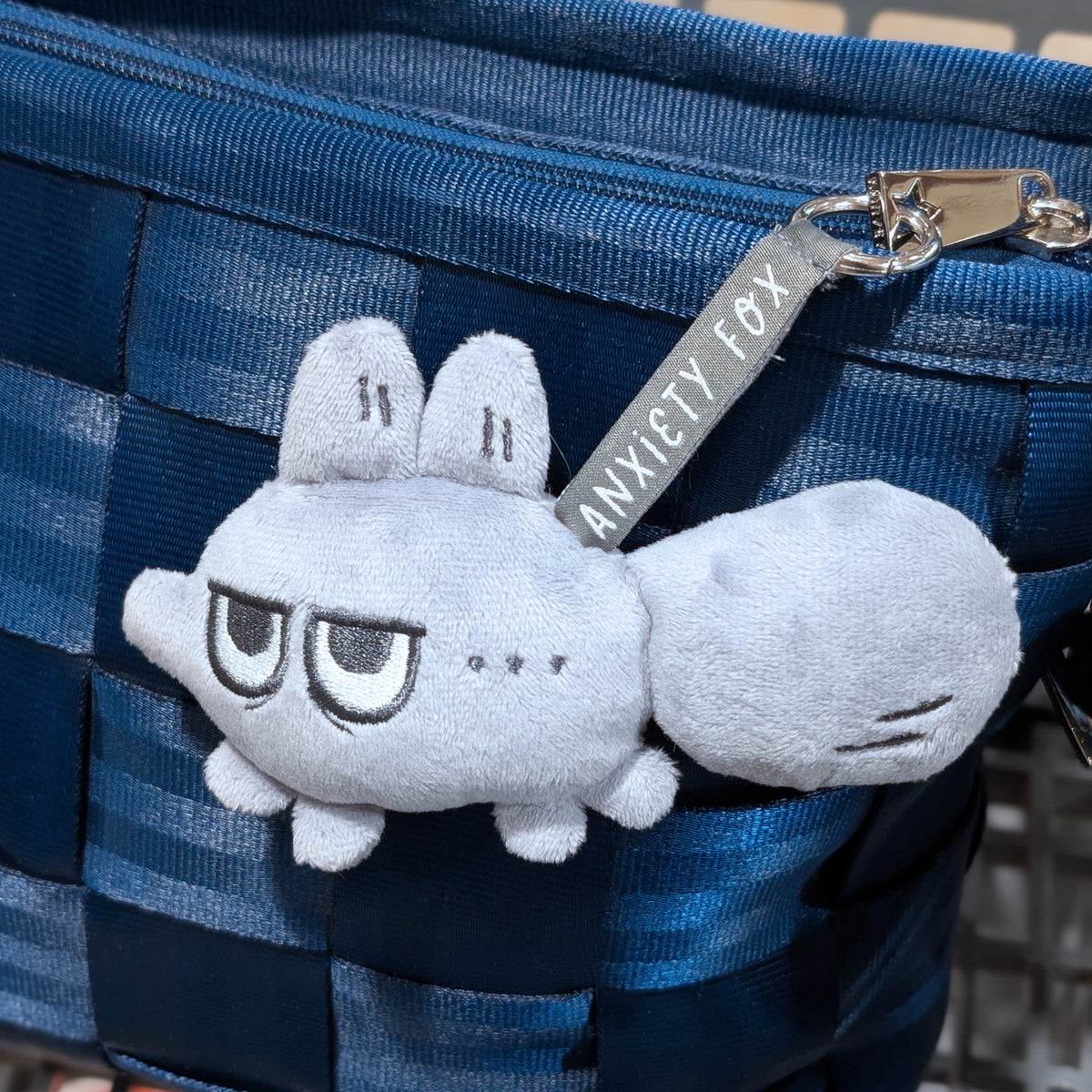 Made By Nao! Smol Feelings plush toy depicting an annoyed mood with a soft, plush texture and expressive face.