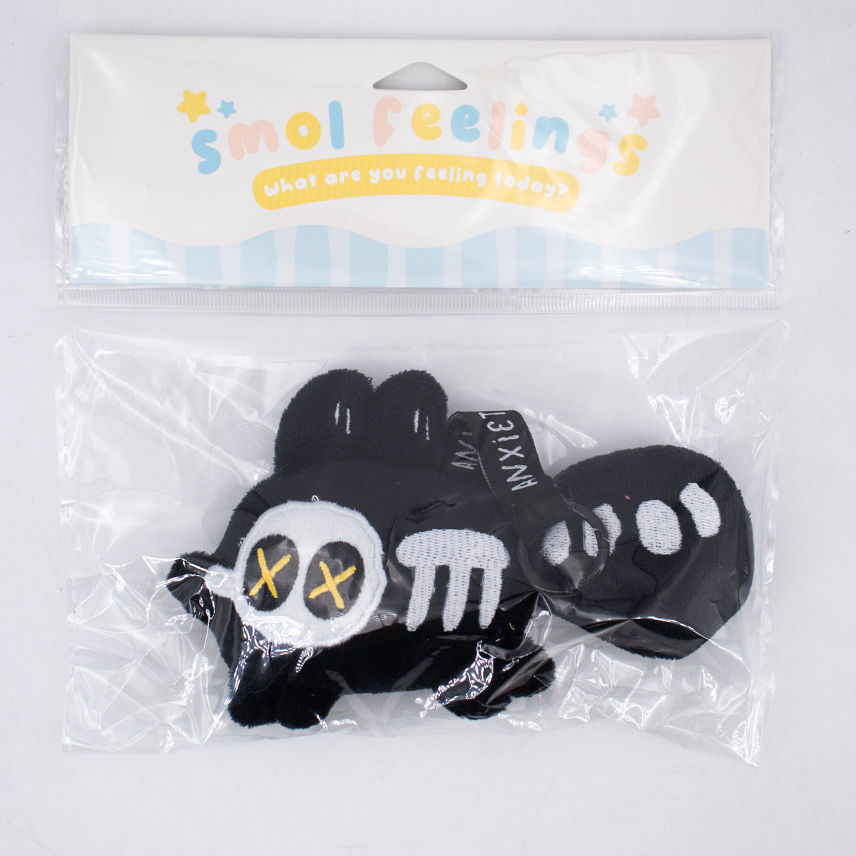 Smol Feelings plush toys in packaging, soft and cute mood-themed stuffed animals by Made By Nao!