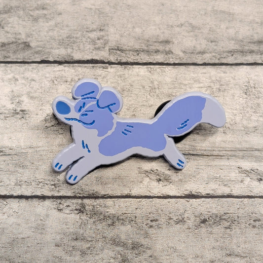 Border Collie enamel pin by Made By Nao! featuring a detailed, colorful dog pin with a shiny enamel finish.