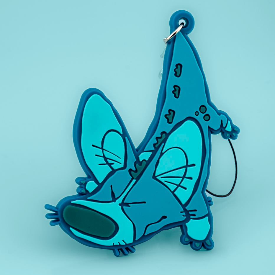 Made By Nao! Kaiju Corgi charm keychain with colorful, playful design featuring a cute, monster-inspired corgi figure.