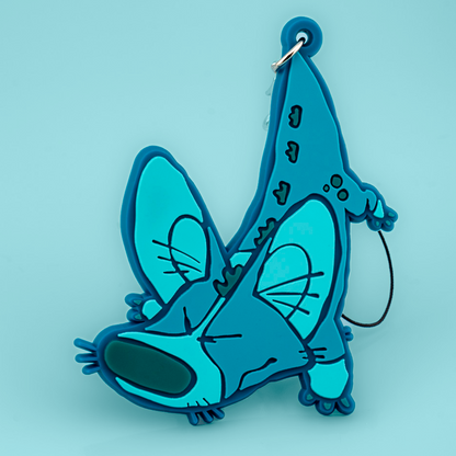 Made By Nao! Kaiju Corgi charm keychain with colorful, playful design featuring a cute, monster-inspired corgi figure.