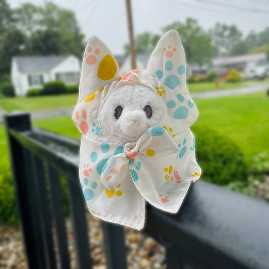 Made By Nao! plush Pocket Friends rain coat hood, soft and colorful raincoat accessory for plush toys with a hood design.