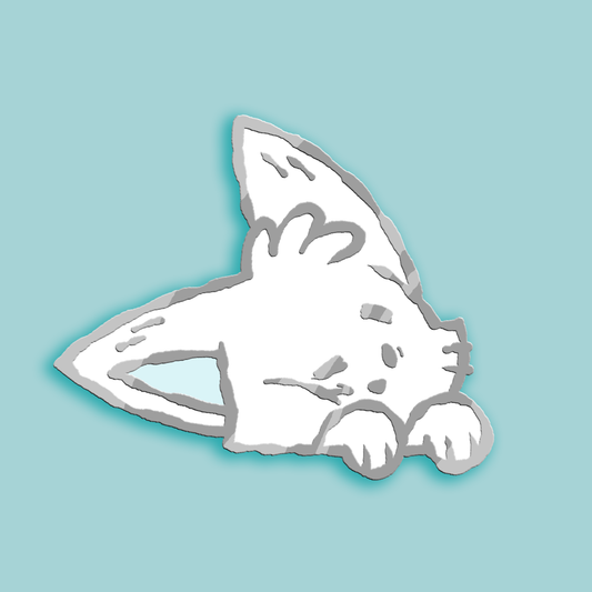 "Hello, Sunshine" Anxiety Fox - Peeker Enamel Pin