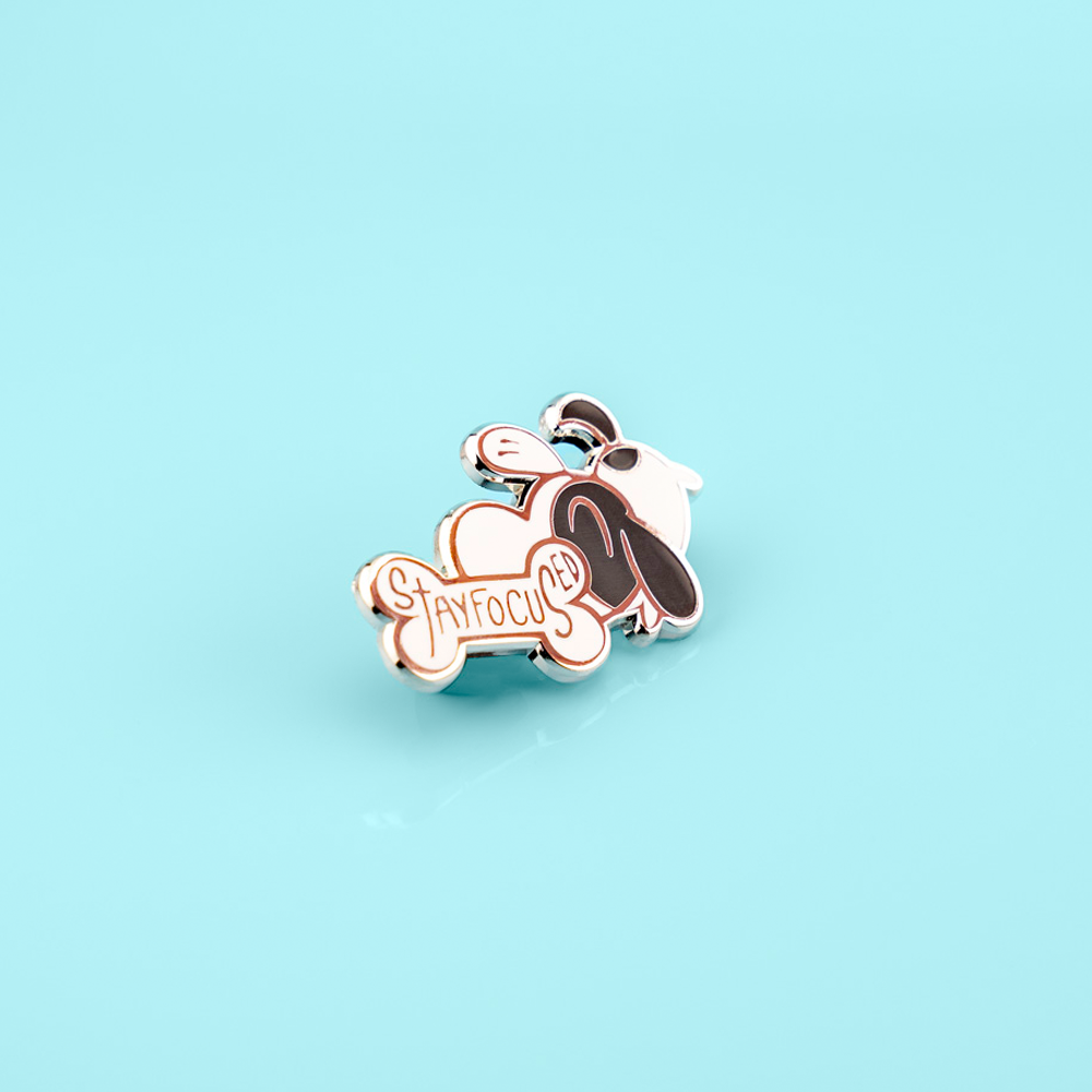 Stay Focused - ADHD Puppy Enamel Pin